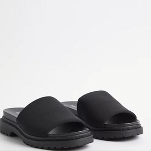 Chunky slide sandals